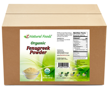 Front and back label image for Fenugreek Seed Powder - Organic in bulk