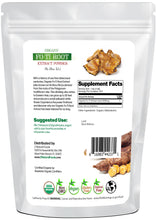 Fo-Ti Root Extract Powder (Ho Shou Wu) - Organic back of the bag image 5 lb
