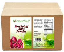 Forskohlii Root Powder front and back label image in bulk