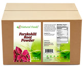 Forskohlii Root Powder front and back label image in bulk