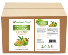 Garcinia Cambogia Extract Powder front and back label image in bulk
