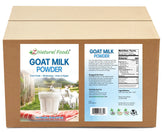 Photo of front and back label image of Goat Milk Powder in bulk