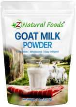 Photo of front of 5 lb bag of Goat Milk Powder