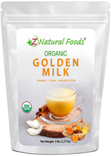 Photo of front of 5 lb bag of Golden Milk - Organic