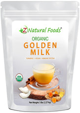 Photo of front of 5 lb bag of Golden Milk - Organic