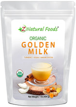 Photo of front of 1 lb bag of Golden Milk - Organic