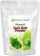 Gotu Kola Powder - Organic front bag image 5 lb 