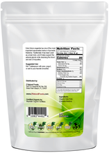 Gotu Kola Powder - Organic back of the bag image 5 lb 