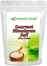 Photo of front of 1 lb bag of Gourmet Himalayan Salt - Extra Fine