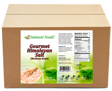 Gourmet Himalayan Salt - Medium front  and back label image in bulk