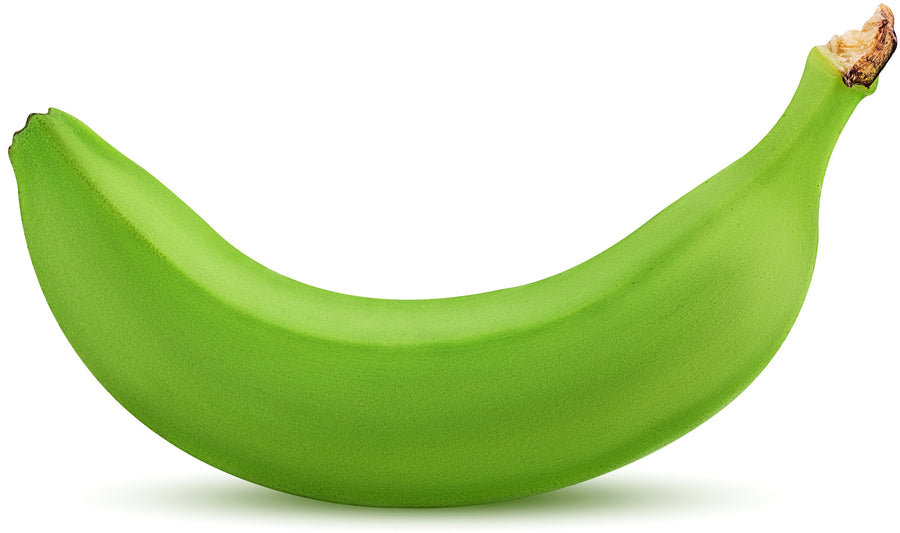 Image of a Green Unripe Banana