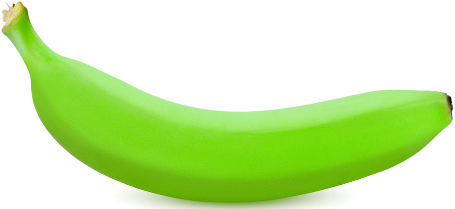 Image of a Green Unripe Banana