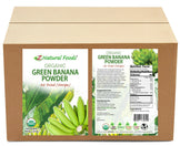 Green Banana Powder (Unripe) - Organic front and back label image in bulk