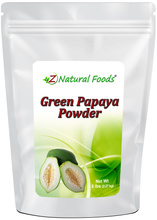 Green Papaya Powder (Unripe) front of the bag image 5 lb 