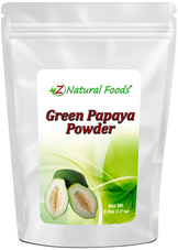 Green Papaya Powder (Unripe) front of the bag image 5 lb 