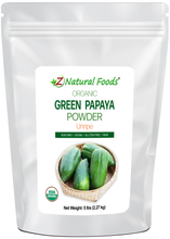 Front bag image for Green Papaya Powder - Organic 5 lb