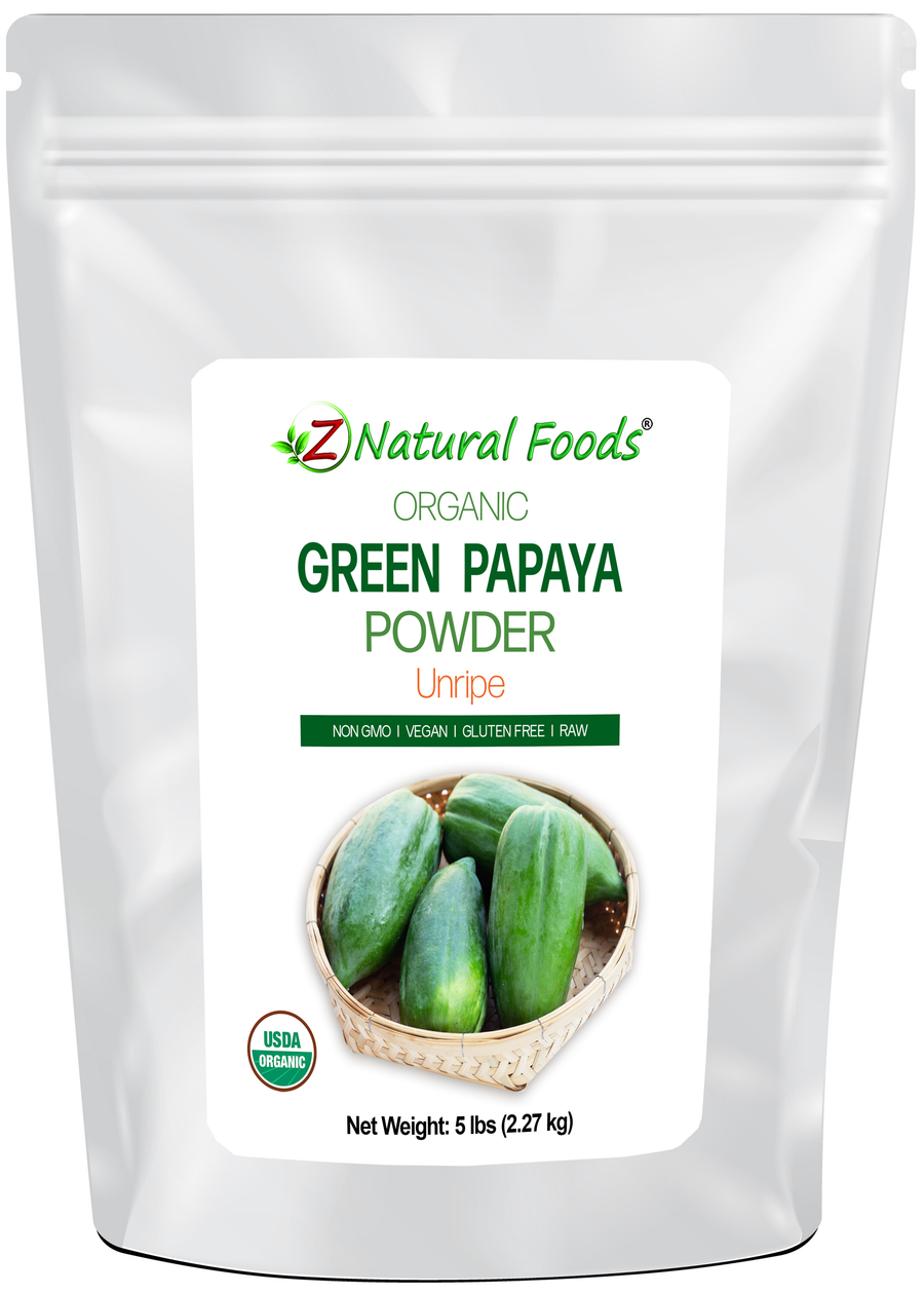 Front bag image for Green Papaya Powder - Organic 5 lb