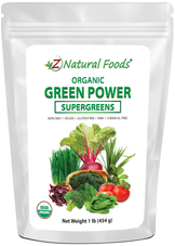 Green Power - Organic SuperGreens Blend front of the bag image 1 lb