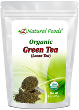 Front bag image of Green Tea (Loose) - Organic Tea in 8 oz