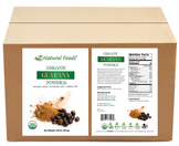 Photo of front and back label image of Guarana Seed Powder - Organic in bulk