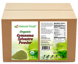 Front and back label image of Gymnema Sylvestre Leaf Powder - Organic in bulk