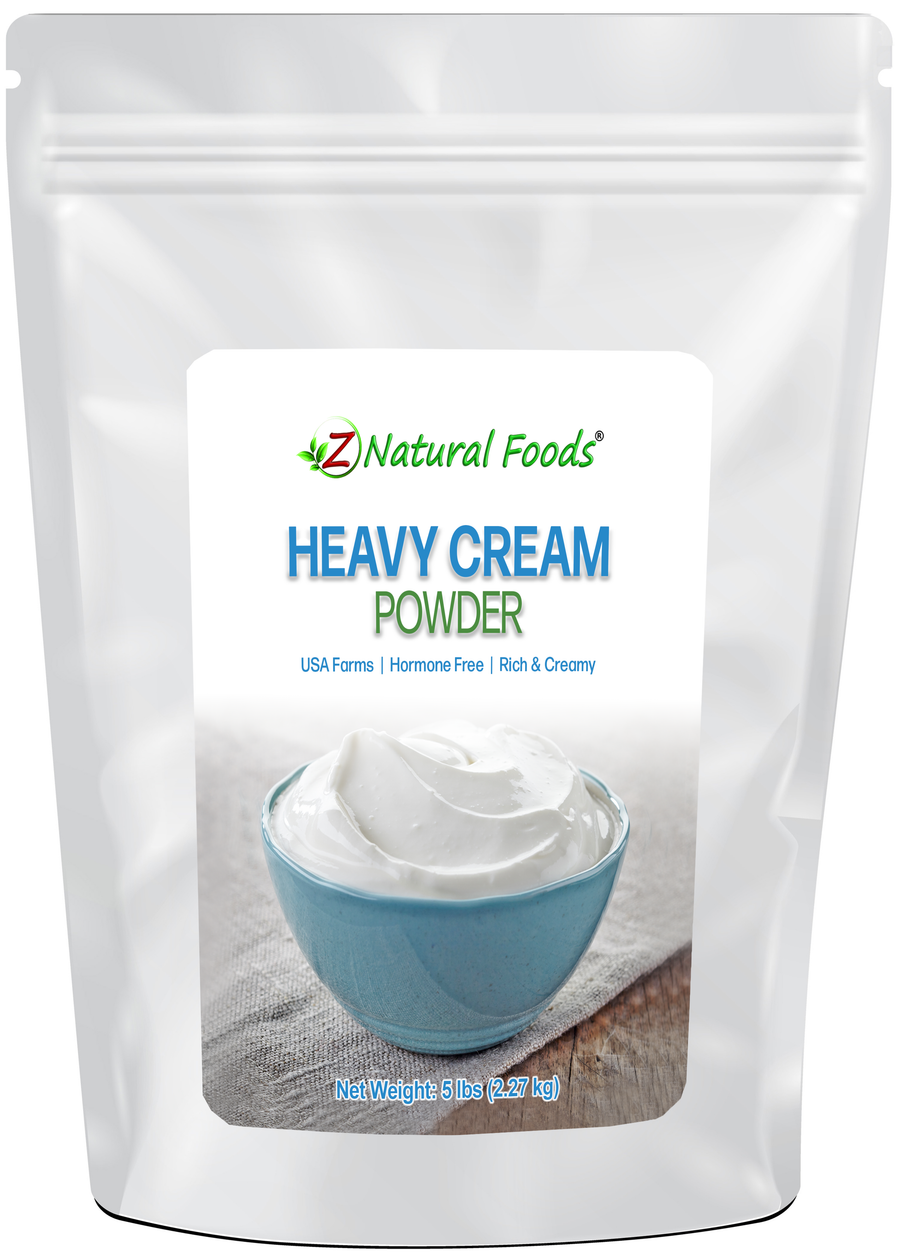 Image of front of 5 lb bag of Heavy Cream Powder