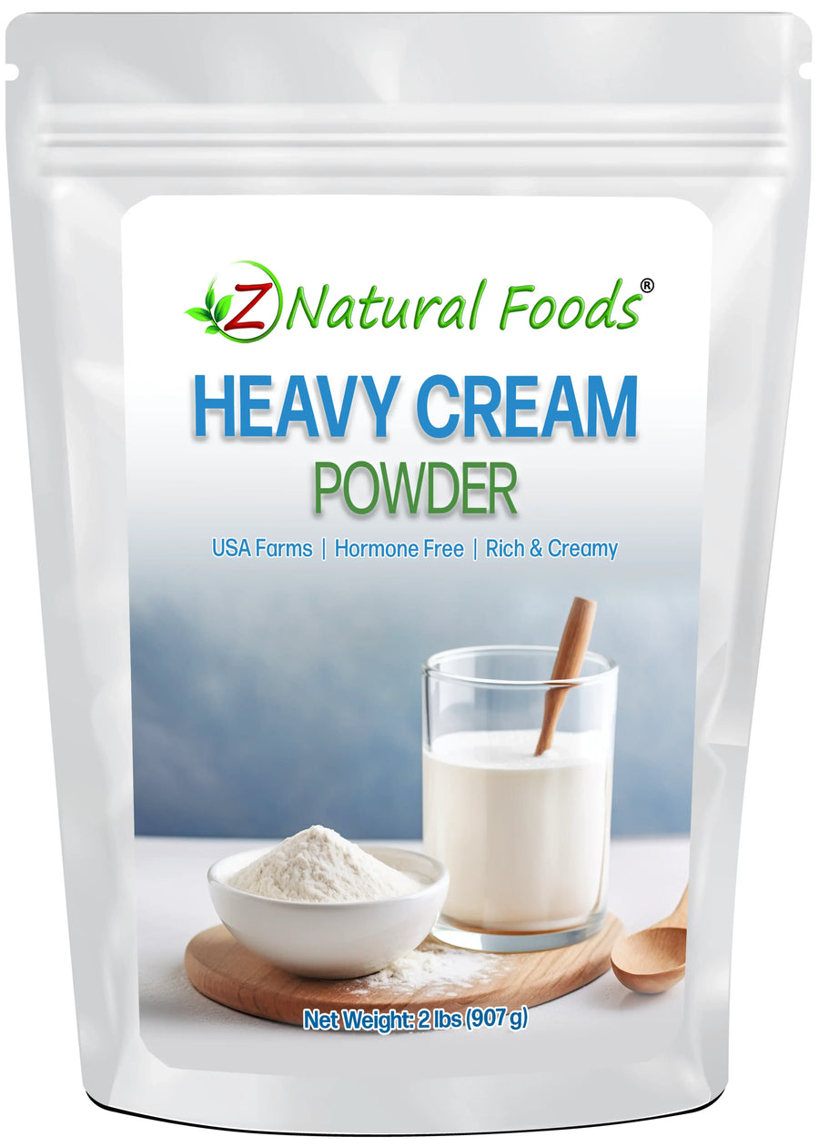 Image of front of 2 lb bag of Heavy Cream Powder