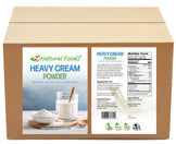 Front and back label image of Heavy Cream Powder in bulk
