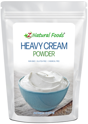 Image of front of 1 lb bag of Heavy Cream Powder