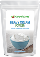 Image of front of 1 lb bag of Heavy Cream Powder