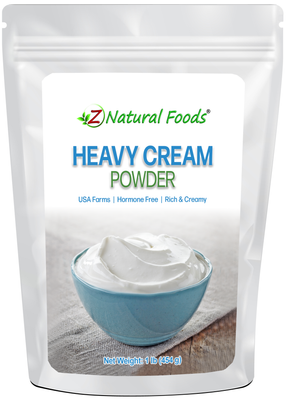 Image of front of 1 lb bag of Heavy Cream Powder