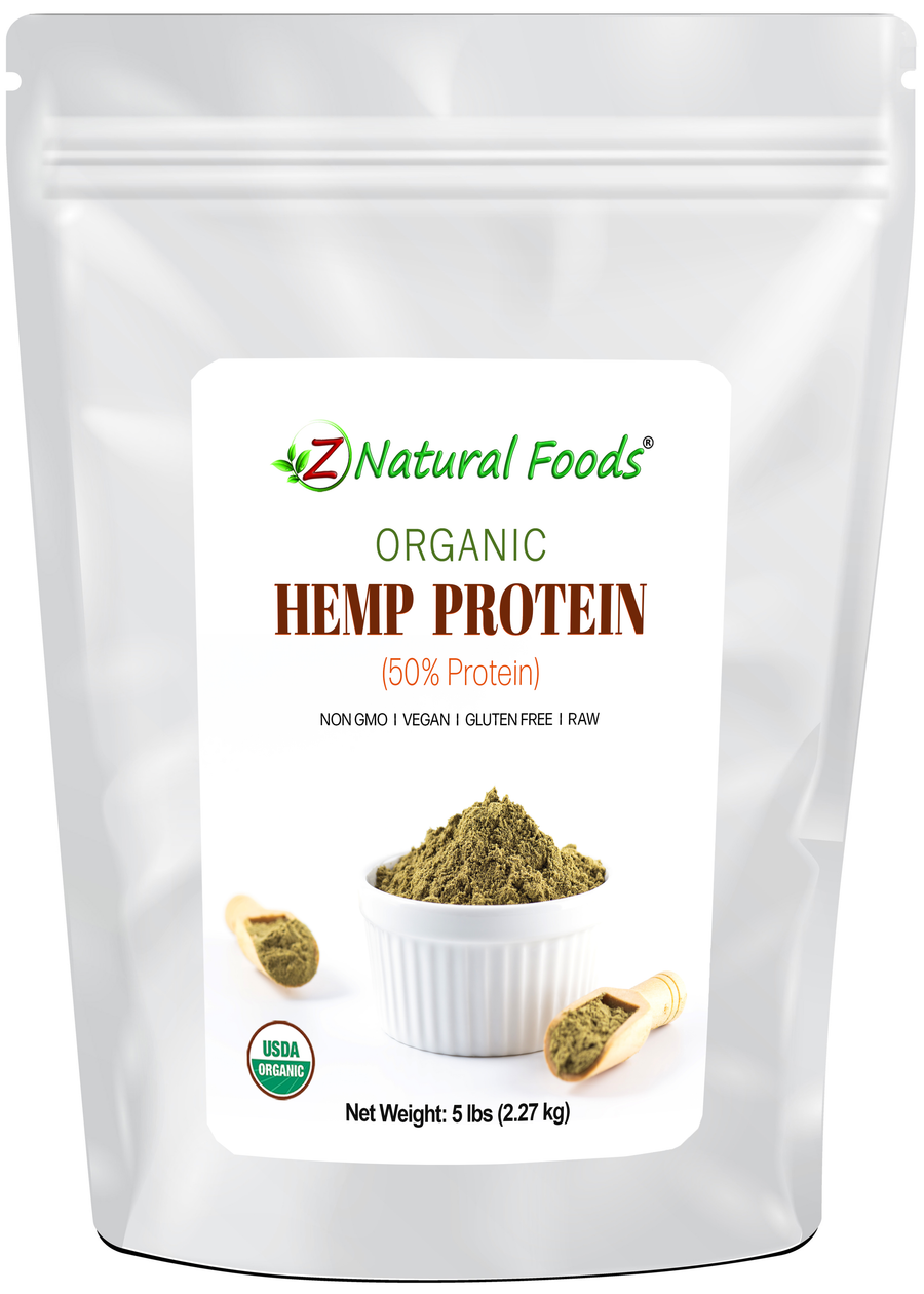 Hemp Protein - Raw Organic front of the bag image 5 lb