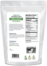 Image of back of 1 lb bag of Hydrolyzed Collagen Peptides