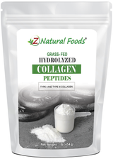 Image of front of 1 lb bag of Hydrolyzed Collagen Peptides