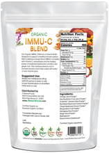 IMMU-C Blend - Organic back of the bag image 1 lb 