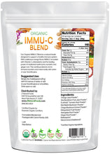 IMMU-C Blend - Organic back of the bag image 1 lb 