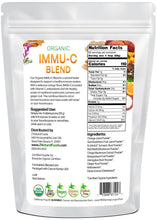 IMMU-C Blend - Organic back of the bag image 5 lb 