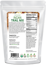 Back of the bag image of Incan Trail Mix - Organic 1 lb 