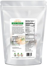 Instant Chicken Bone Broth Soup Base Powder back of the bag image 5 lb