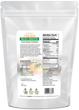 Instant Chicken Bone Broth Soup Base Powder back of the bag image 5 lb