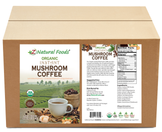 Organic Instant Mushroom Coffee front and back label image for bulk