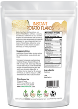 Photo of back of 2 lb bag of Instant Potato Flakes