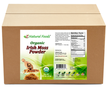 Front and back label image of Irish Moss Powder - Organic in bulk