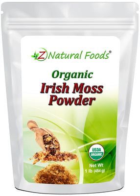 Front of bag image of Irish Moss Powder - Organic 1 lb 