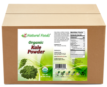 Front and back label image of Kale Powder - Organic in bulk