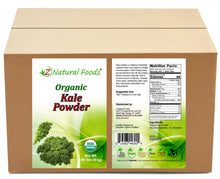 Front and back label image of Kale Powder - Organic in bulk