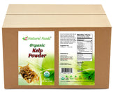 Kelp (Rockweed) Powder - Organic front and back label image in bulk