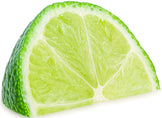 Close up image of a quartered lime