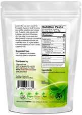 Back of the bag image of Lucuma Powder - Organic 1 lb 