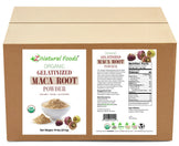 Front and Back label image for Maca Root Gelatinized Powder - Organic in bulk